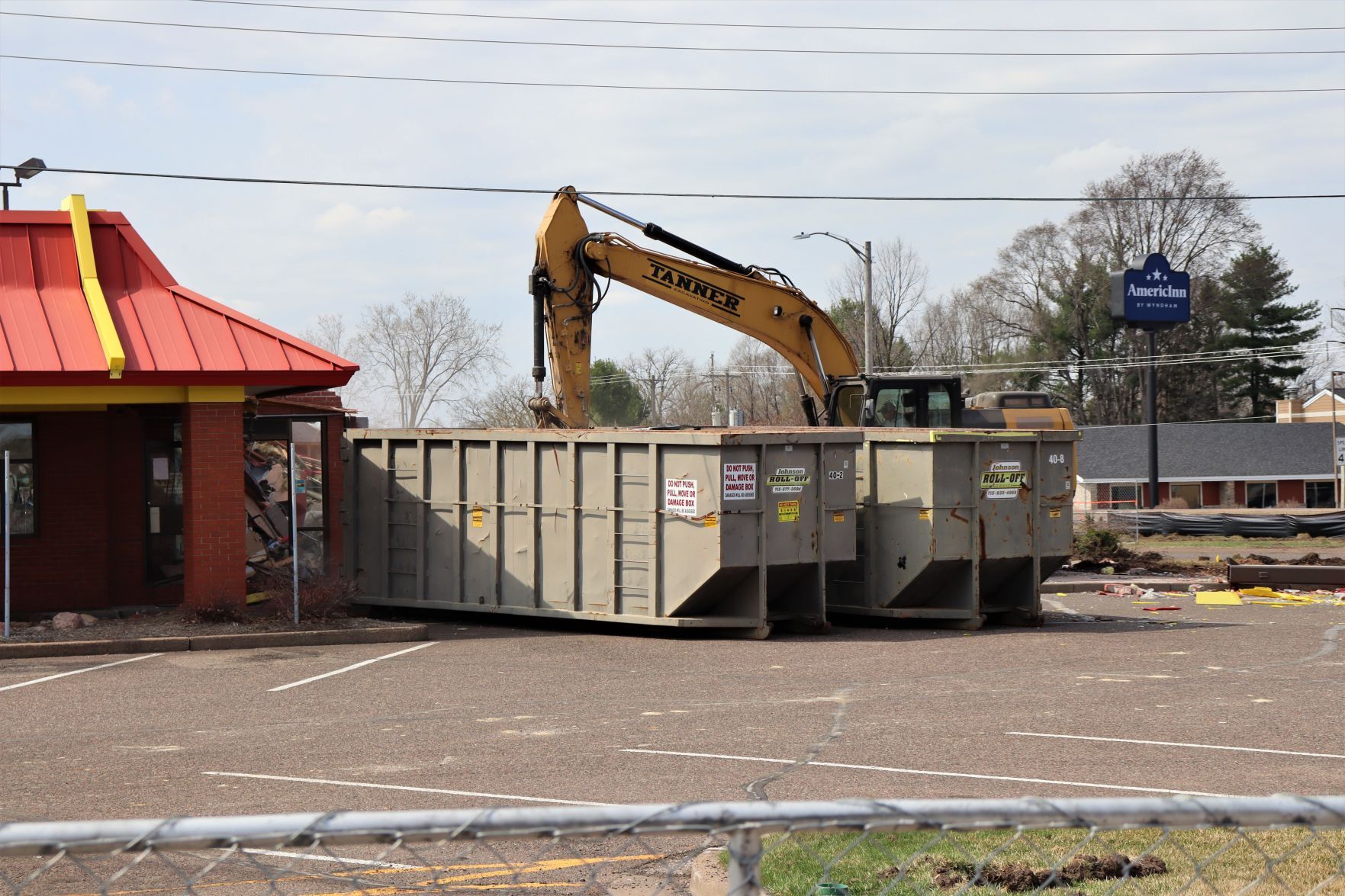 Chippewa Falls McDonald's Demolition